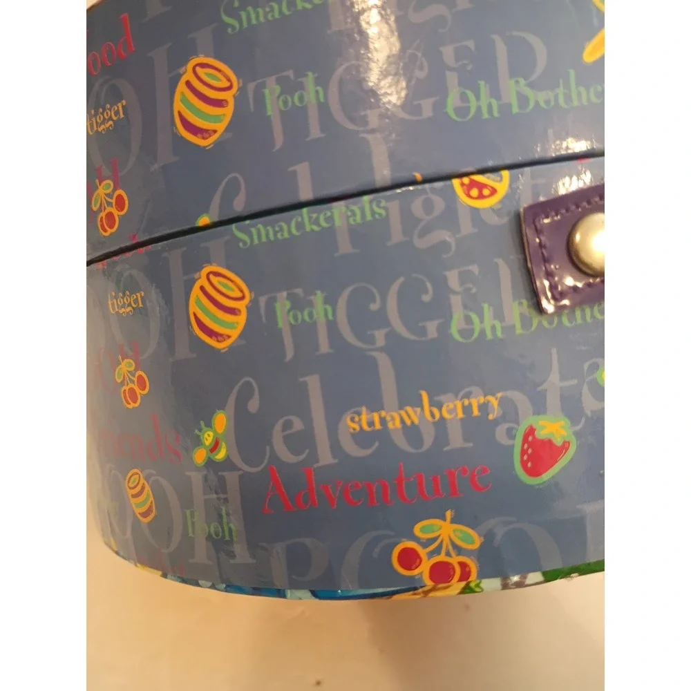 Disney Winnie the Pooh Tigger Piglet Round Storage Case Tri-Coastal Design Box